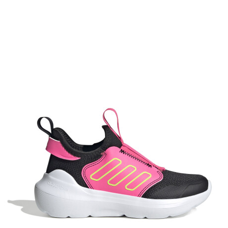 Championes de Niños Adidas Tensaur Comfort Negro - Rosado - Amarillo Lima