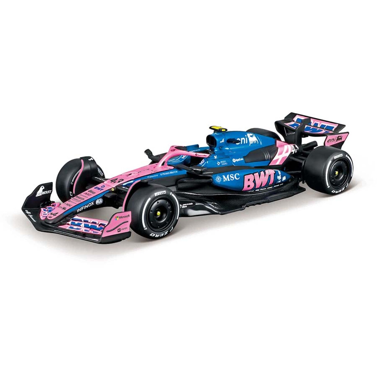 JUGUETE BBURAGO AUTO F1 1:43 ALPINE COL 38257 