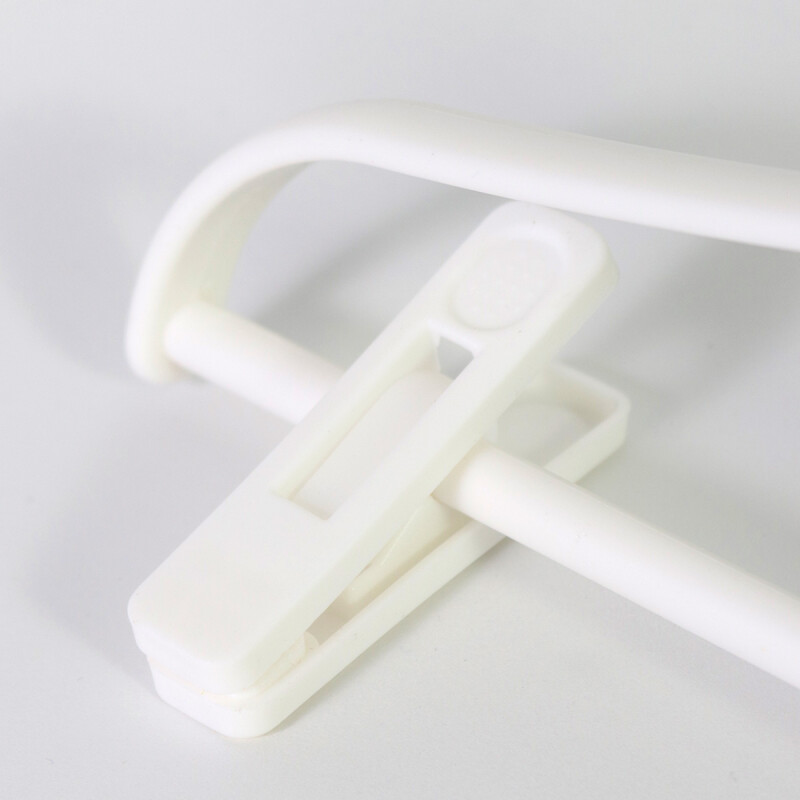 PERCHA PLAST BLANCO C/GANCHO 40X22CM Unica