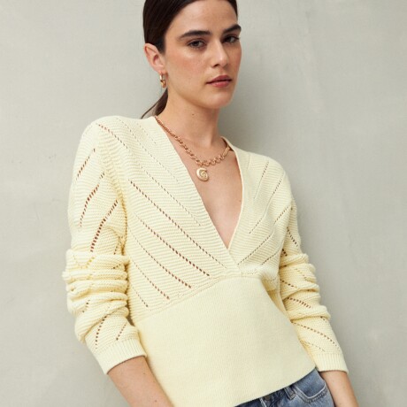 SWEATER ELINA Manteca