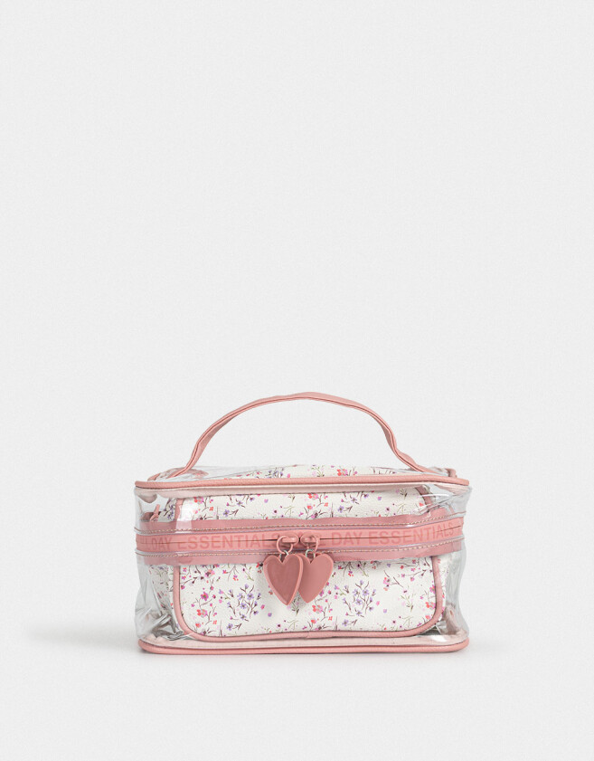 Porta Cosméticos Set De Portacosméticos - Estampado Flores