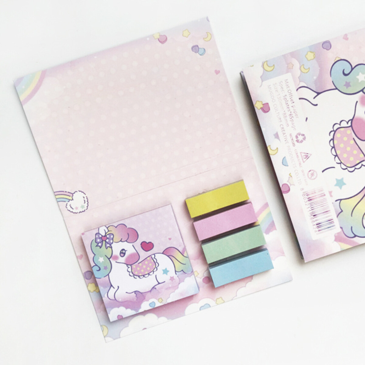 Nota Autoadhesiva Post-It Paleta De Colores - Unicornio 