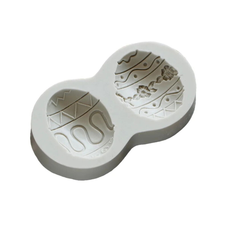 Molde de Silicona Huevo de Pascua con Diseños Molde de Silicona Huevo de Pascua con Diseños