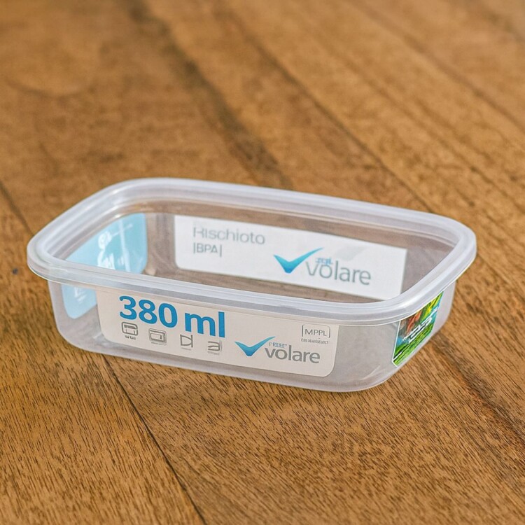 Pote Rectangular Volare 380Ml Pote Rectangular Volare 380Ml