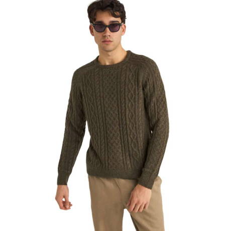 Buzo Rhythm Mohair Fishermans Verde