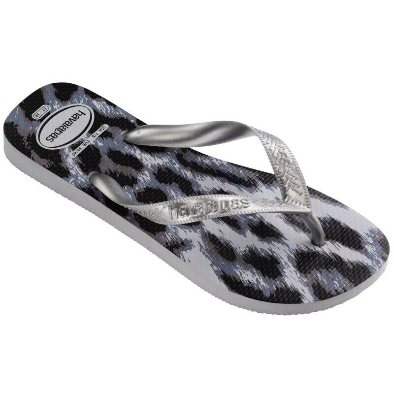 Ojota de Mujer Havaiana Top Animals Gris Hielo-plata