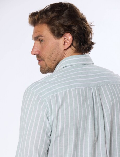 CAMISA DE LINO Verde