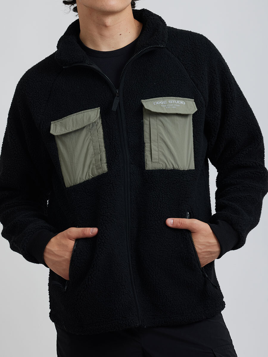 CAMPERA KEIRAN ( SHERPA ) DIXIE - Negro 