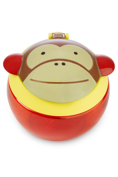 Tupper de snacks, diseño mono Sin color