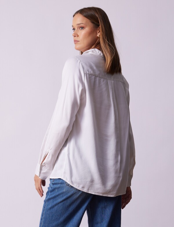 Camisa Bolsillos BLANCO