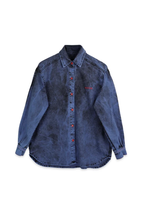 Camisa Noble Denim Washed Blue