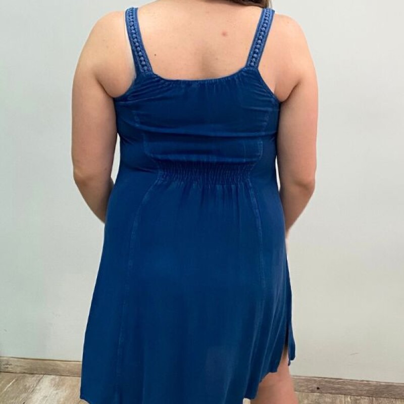 Vestido Jean Flowers Jean