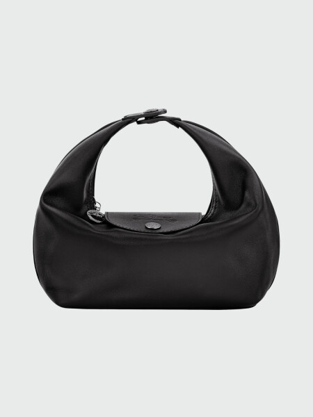 Longchamp - Cartera de cuero, le Pliage Xtra Negro