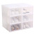 Caja Organizadora Zapatos Zapatera 24 Unidades Caja Apilable Variante Color Blanco