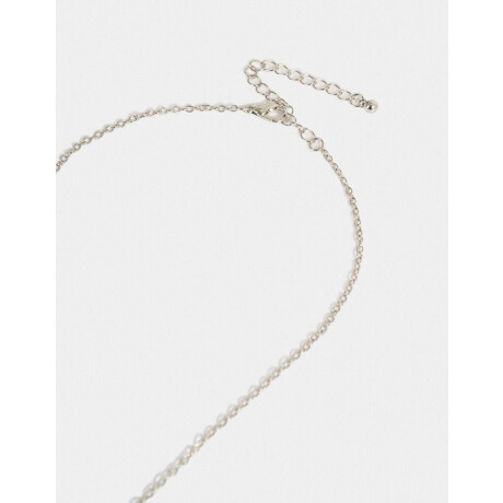 Cadena Con Dije De Corazón Plateado