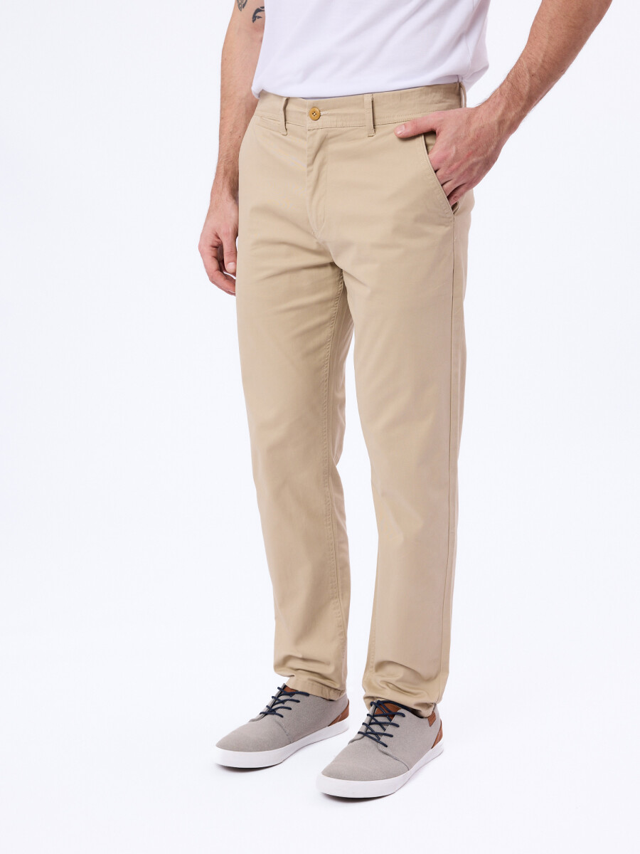 Pantalon chino - beige 