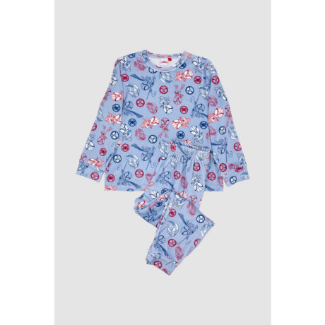 Pijama velour spidey Celeste