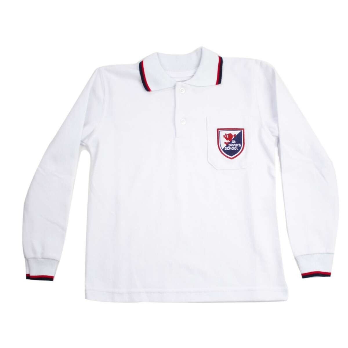 Remera polo manga larga - St David´s School 