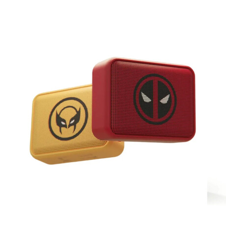 Set x2 Parlantes con Bluetooth Marvel Deadpool & Wolverine Set x2 Parlantes con Bluetooth Marvel Deadpool & Wolverine