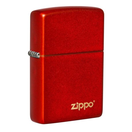 Encendedor Zippo Rojo Metalico logo - 49475ZL Encendedor Zippo Rojo Metalico logo - 49475ZL