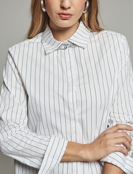 Camisa oversize blanco