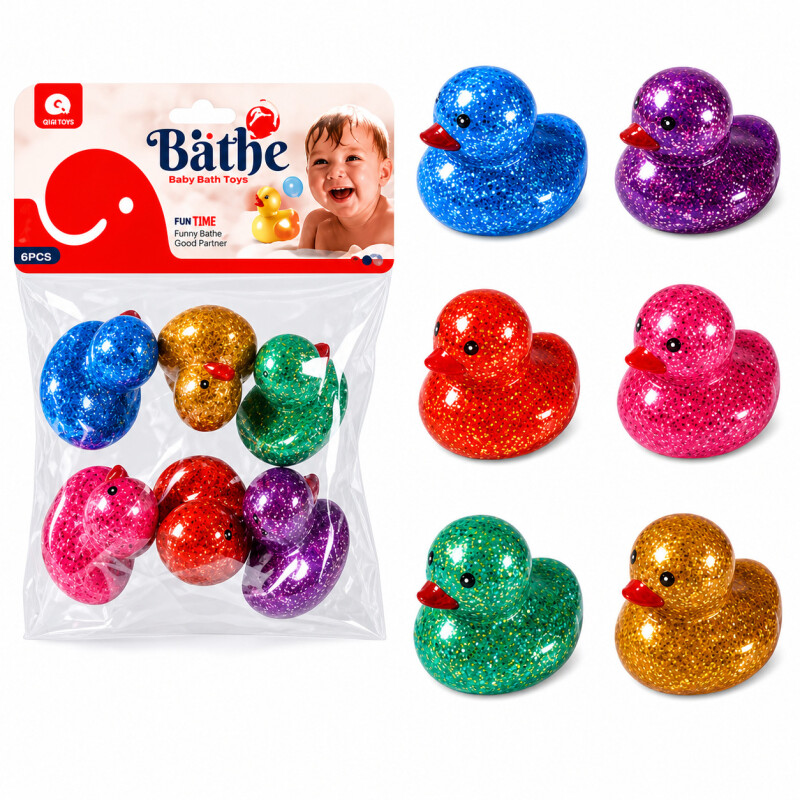 Juguete Baño Bebe Patitos Goma Bañera Set 6 Unid Sin Bpa Juguete Baño Bebe Patitos Goma Bañera Set 6 Unid Sin Bpa
