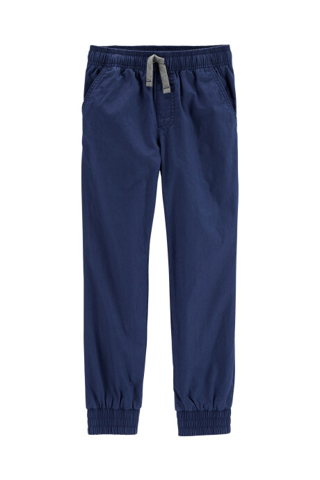 Pantalón de popelina forrado Sin color