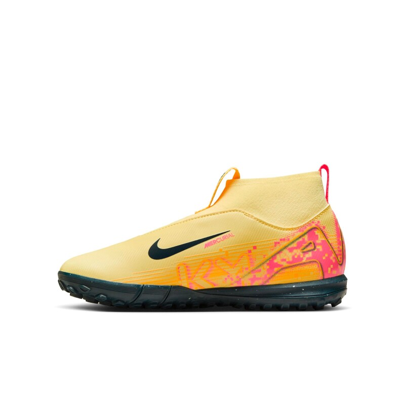 Championes de fútbol Nike Jr. Mercurial Superfly 10 Academy "Kylian Mbappé" de Niños Naranja