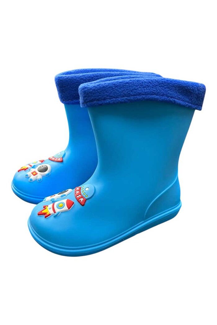 BOTA DE LLUVIA NIÑO NASA Celeste