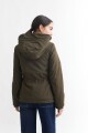 Campera con cierres VERDE OLIVA