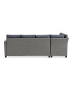 Set jardín AGERMOSE 6 plazas gris Set jardín AGERMOSE 6 plazas gris