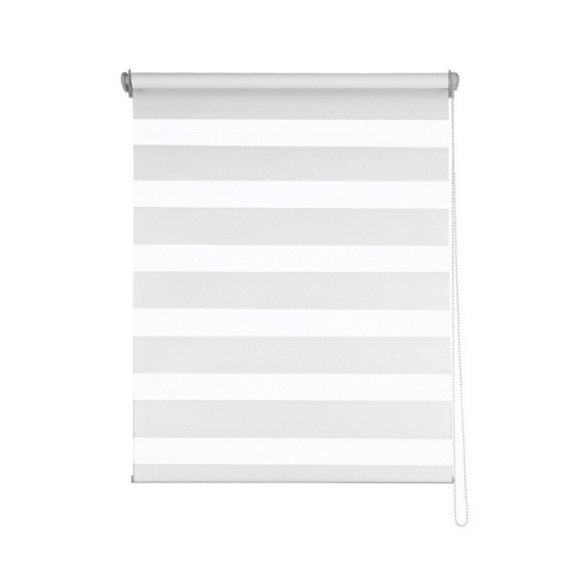 Cortina Roller Zebra Simple Lumax 1.6 X 2.1m Gran Calidad Blanco