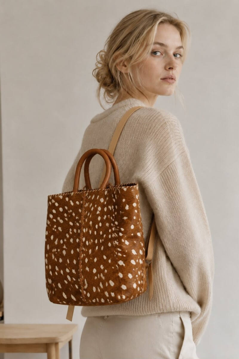 Deer Backpack Caramel