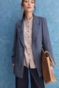 BLAZER APEROL Azul Grisaceo
