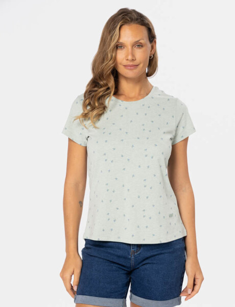 REMERA ESTAMPADA Verde