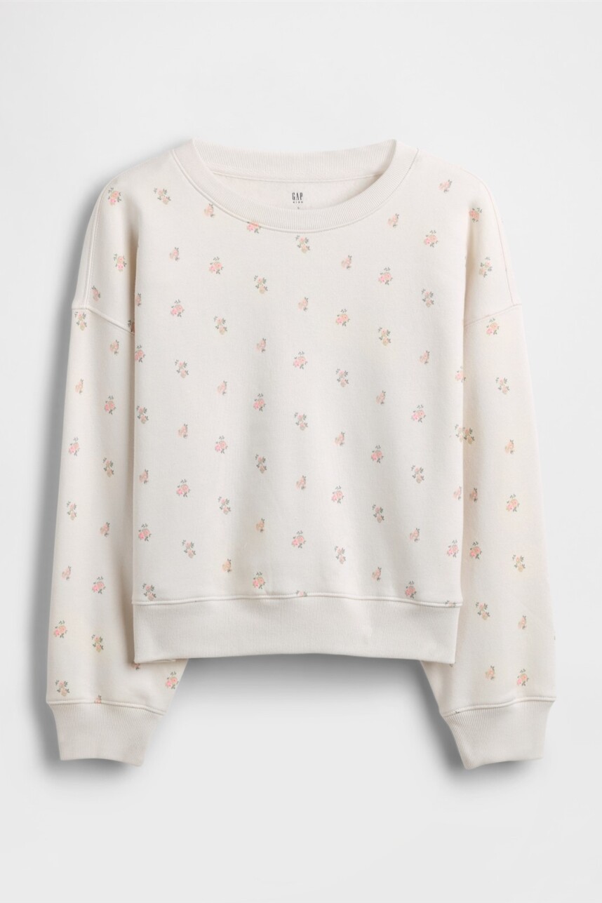 Buzo Deportivo Niña Floral Print