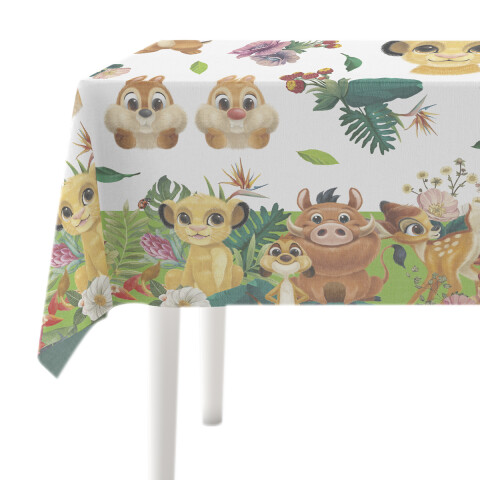 Cotillón Mantel Rectangular Animalitos de la Selva Disney U
