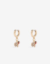 Aros Argollas Color Aros Argollas Lady Bug - Dorado