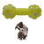 Hueso Goma Super Resistente Para Perro Morder Juguete Variante Color Amarillo