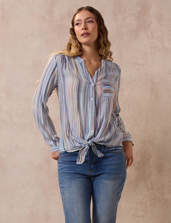 Blusa Gasa Spring CELESTE/MULTI