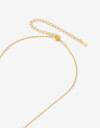 Bijouterie Set Exclusive Edition Set Aros Pasantes Y Cadena Plata 925 - Dorado