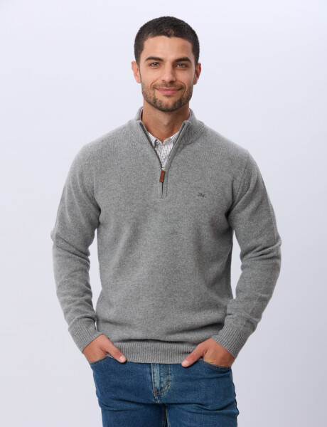 BUZO DE LANA DE ABRIGO Gris claro