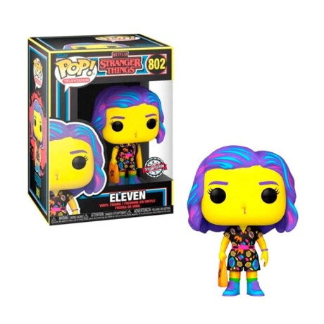 Eleven In Mall Outfit - Stranger Things (Exclusivo - Black Light) - 802 Eleven In Mall Outfit - Stranger Things (Exclusivo - Black Light) - 802