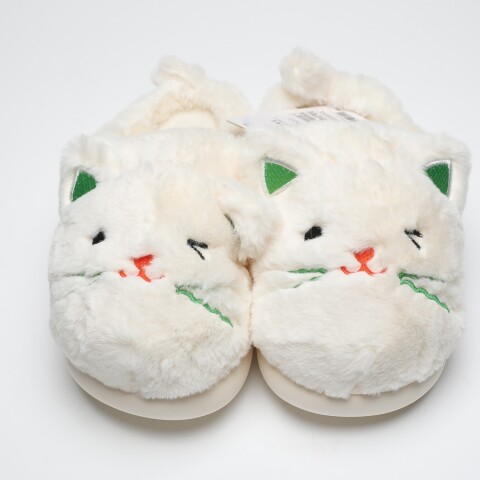 PANTUFLAS CÁLIDAS PARA MUJER (GATO LINDO/BLANCO/36-37) PANTUFLAS CÁLIDAS PARA MUJER (GATO LINDO/BLANCO/36-37)