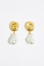 PENDIENTES PERLA Blanco