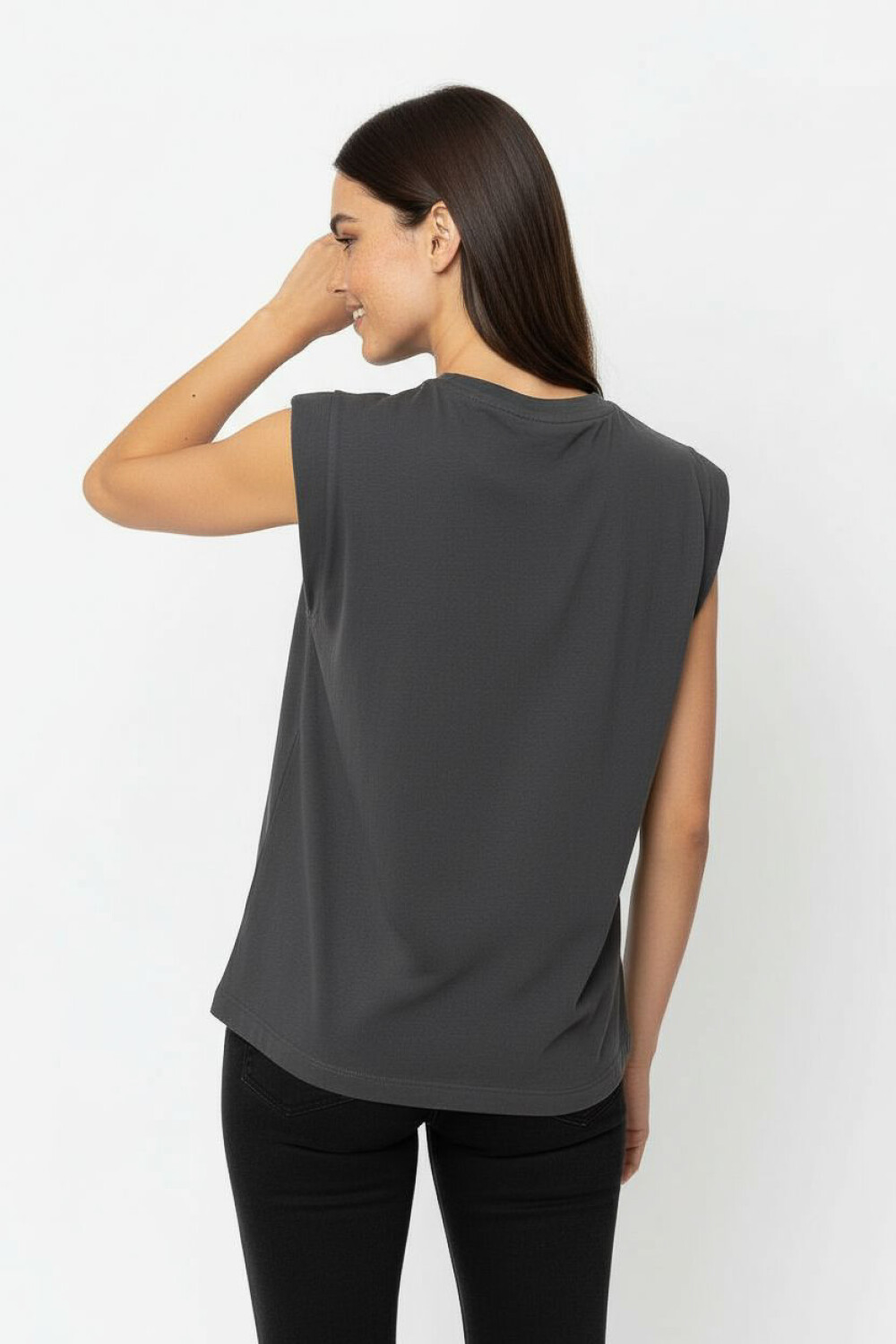 Remera Alisma Gris Oscuro