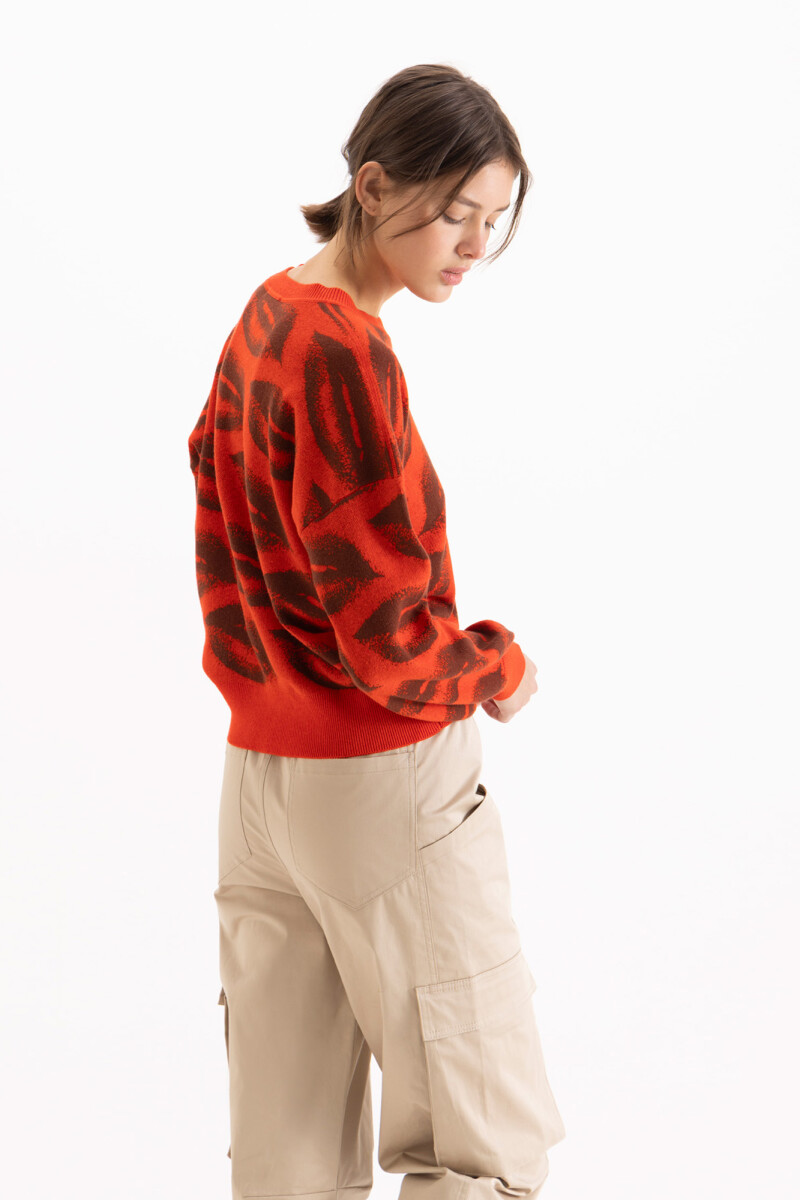 SWEATER FRUIT Rojo