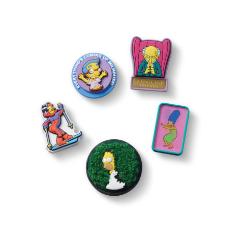 Jibbitz Los Simpsons Meme 5 Pack Multicolor