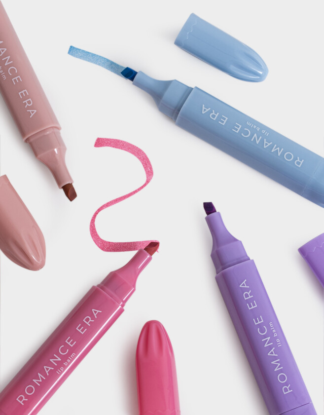 Resaltadores Set De Marcadores Con Glitter - Combinacion Multicolor