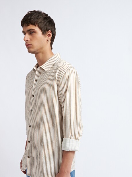 CAMISA BRAD BEIGE